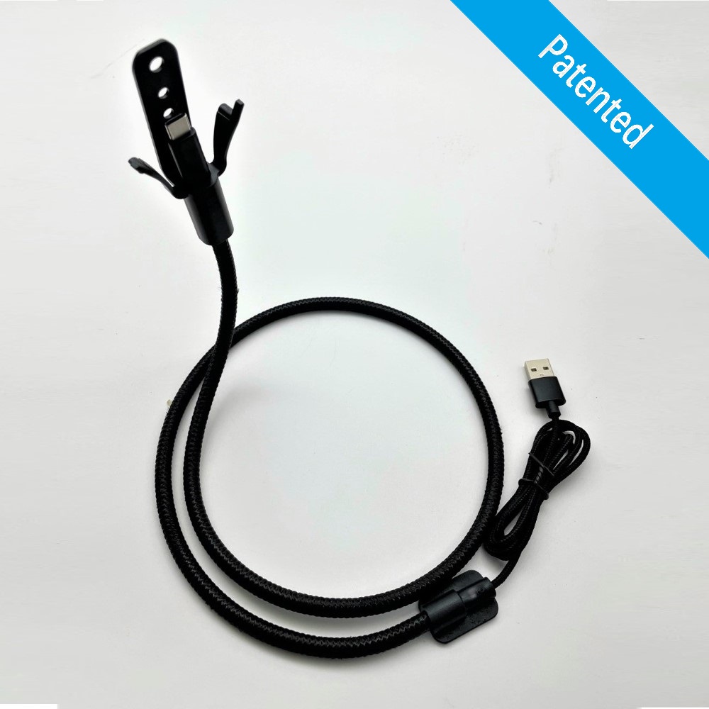 USB A to Type-C (Metal Adjustable Tube with Stand Support)  **Patented Design